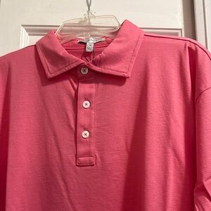 Peter Millar Vibrant Pink Polo Shirt